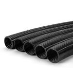 Black Corrugated Conduit