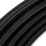 black Corrugated Conduit